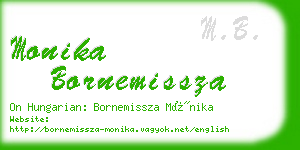 monika bornemissza business card